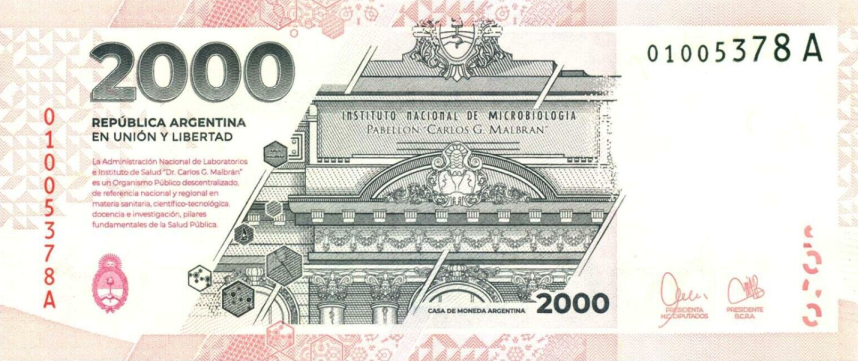 PN368 Argentina - 2000 Pesos (2023)